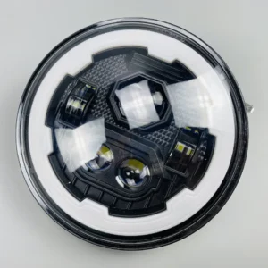 Фара головного світла LED 65W (ближній+дальній+ходові вогні (кільце))5.75 дюймів